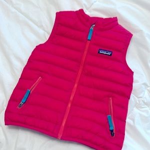 Patagonia girls puffer vest
